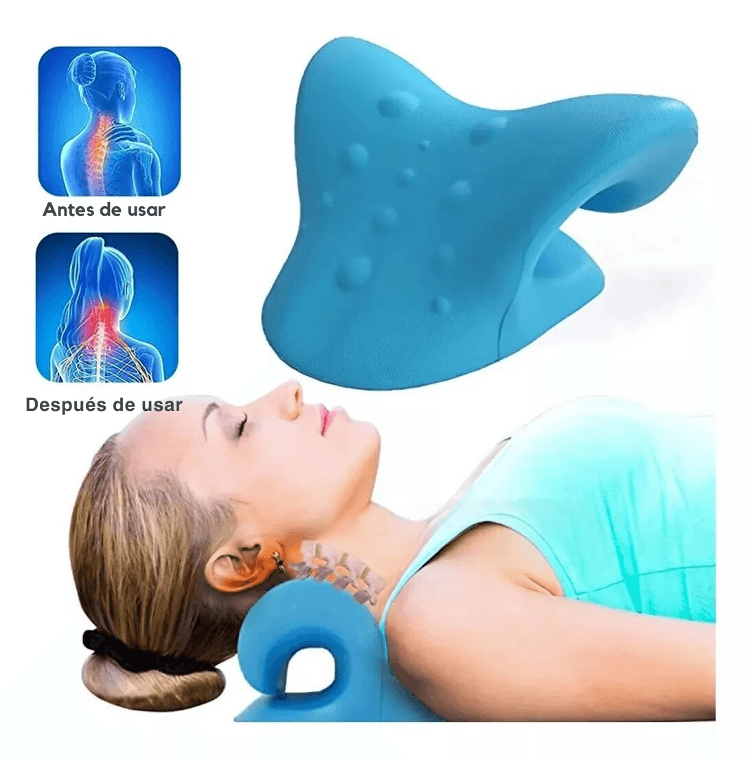 Almohada Cervical de Estiramiento y Relajación